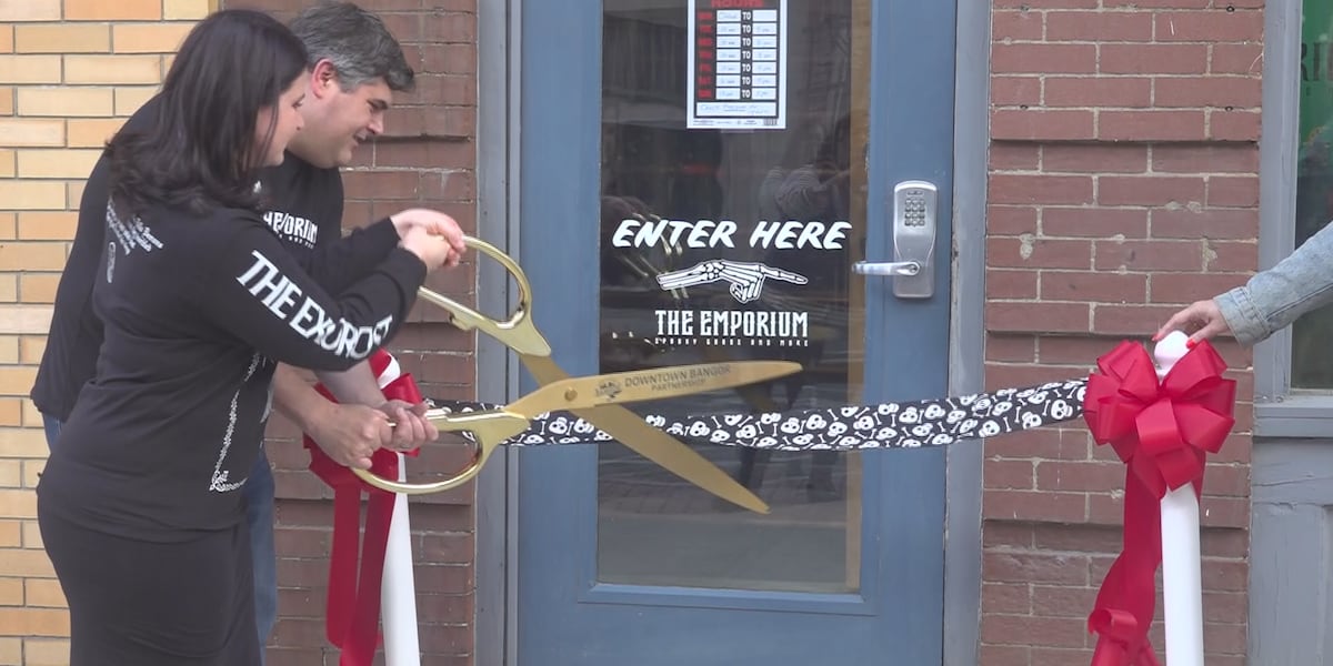 Shop for all things spooky opens in downtown Bangor [Video]