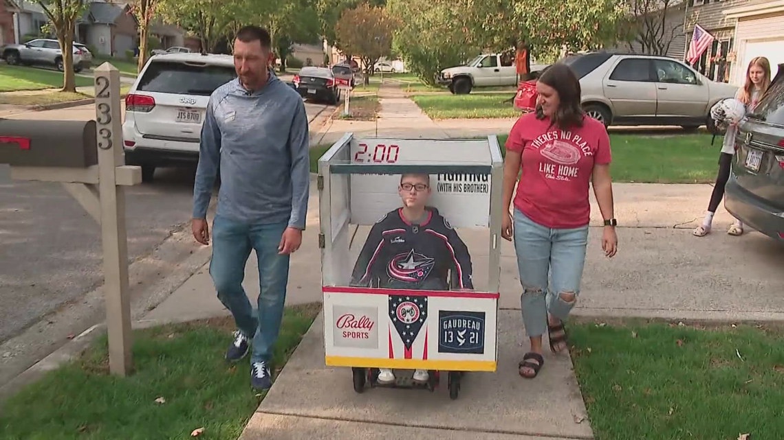 11-year-old Blue Jackets fan honors Johnny Gaudreau with Halloween costume [Video]