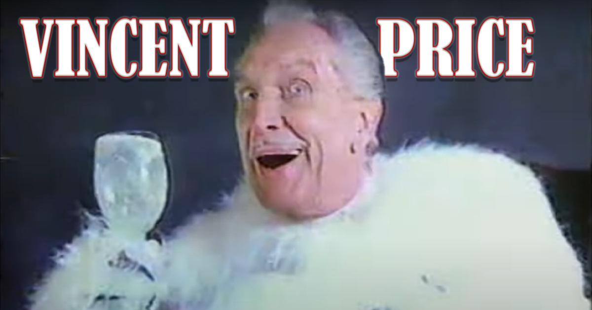 What is Vincent Price advertising? [Video]