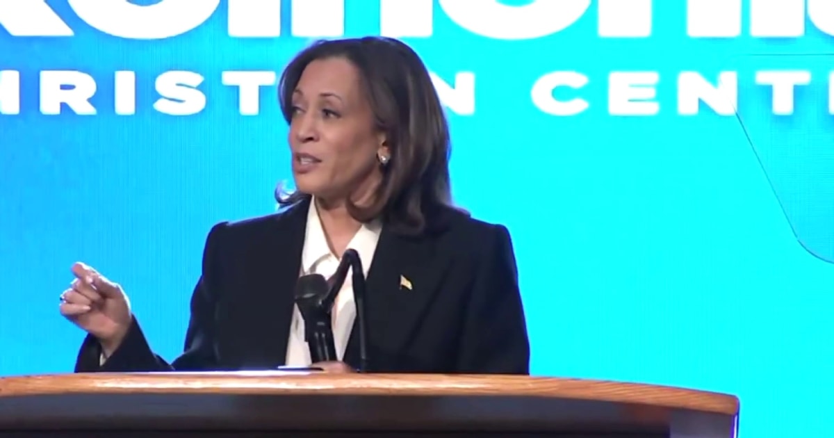 Harris focuses on Black voters in appearance at North Carolina church [Video]