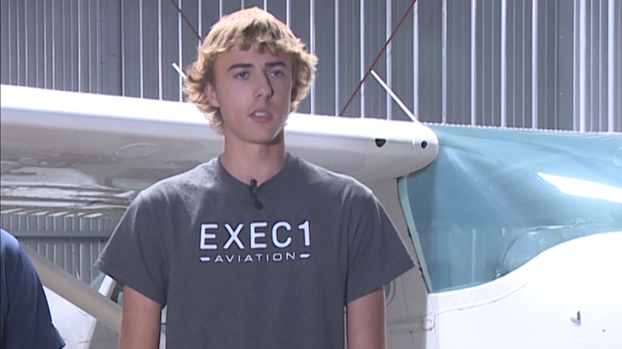 Waukee Northwest student flies plane filled with donations to hurricane victims [Video]