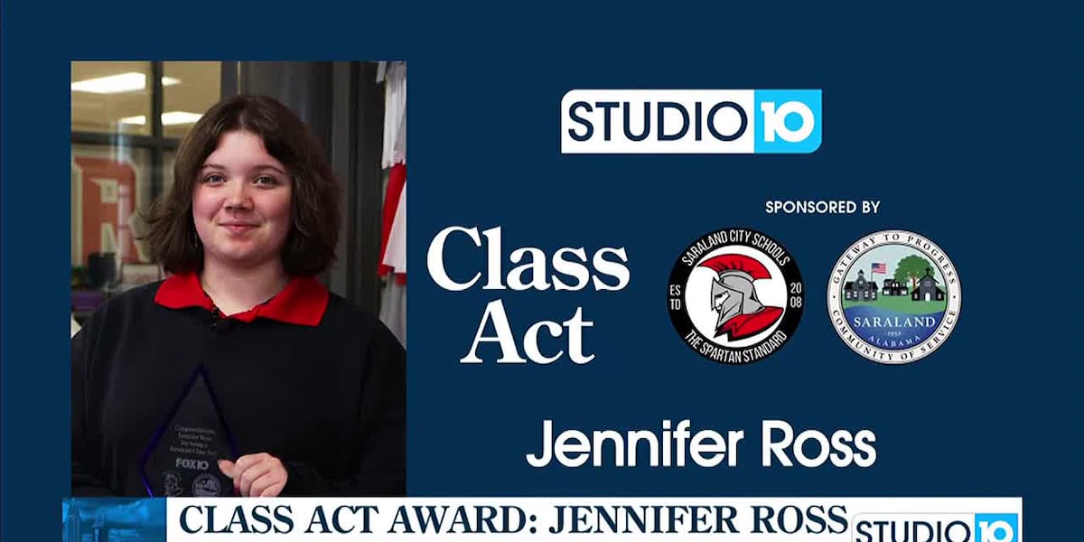 Saraland Class Act: Jennifer Ross [Video]