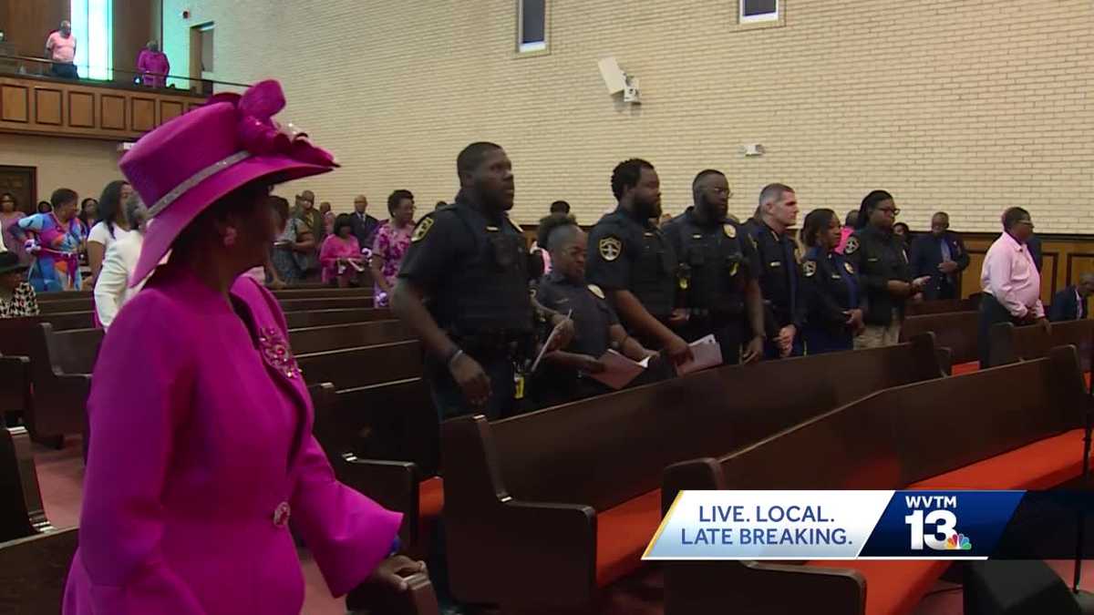 “Worship in Blue” service held at Birmingham church [Video]