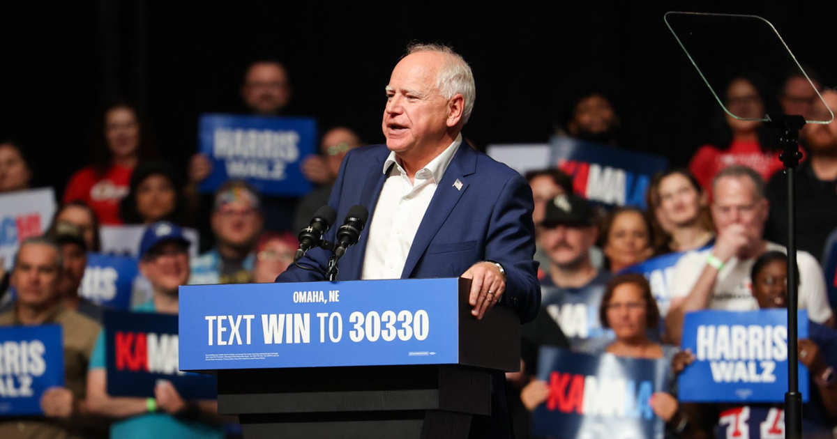 Vice presidential candidate Tim Walz returning to Nebraska for campaign event [Video]