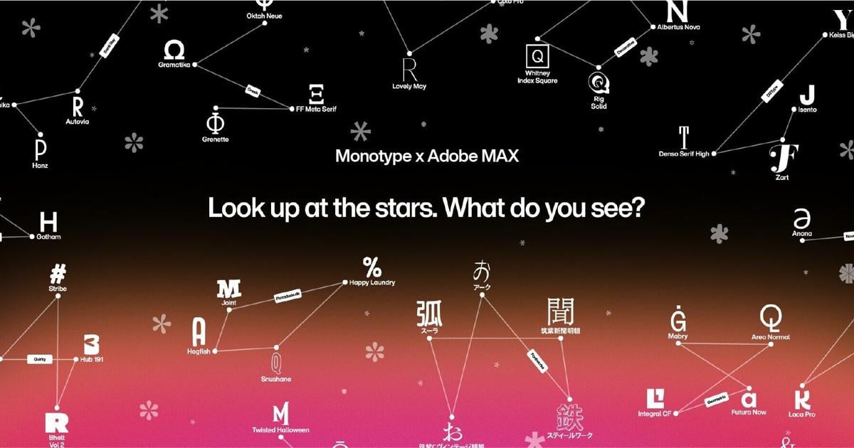 Monotype Reveals a ‘Universe of Type’ and New Collaboration with Field Notes at Adobe MAX 2024 | PR Newswire [Video]