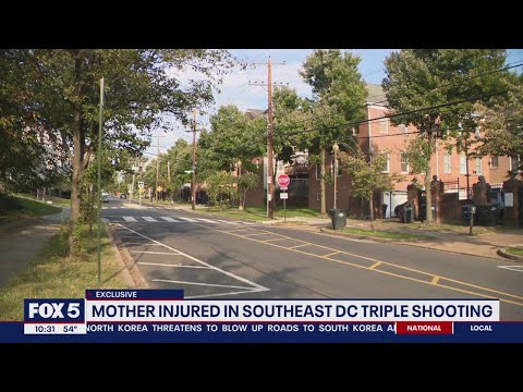 Mom injured in Southeast DC triple shooting speaks from hospital bed [Video]