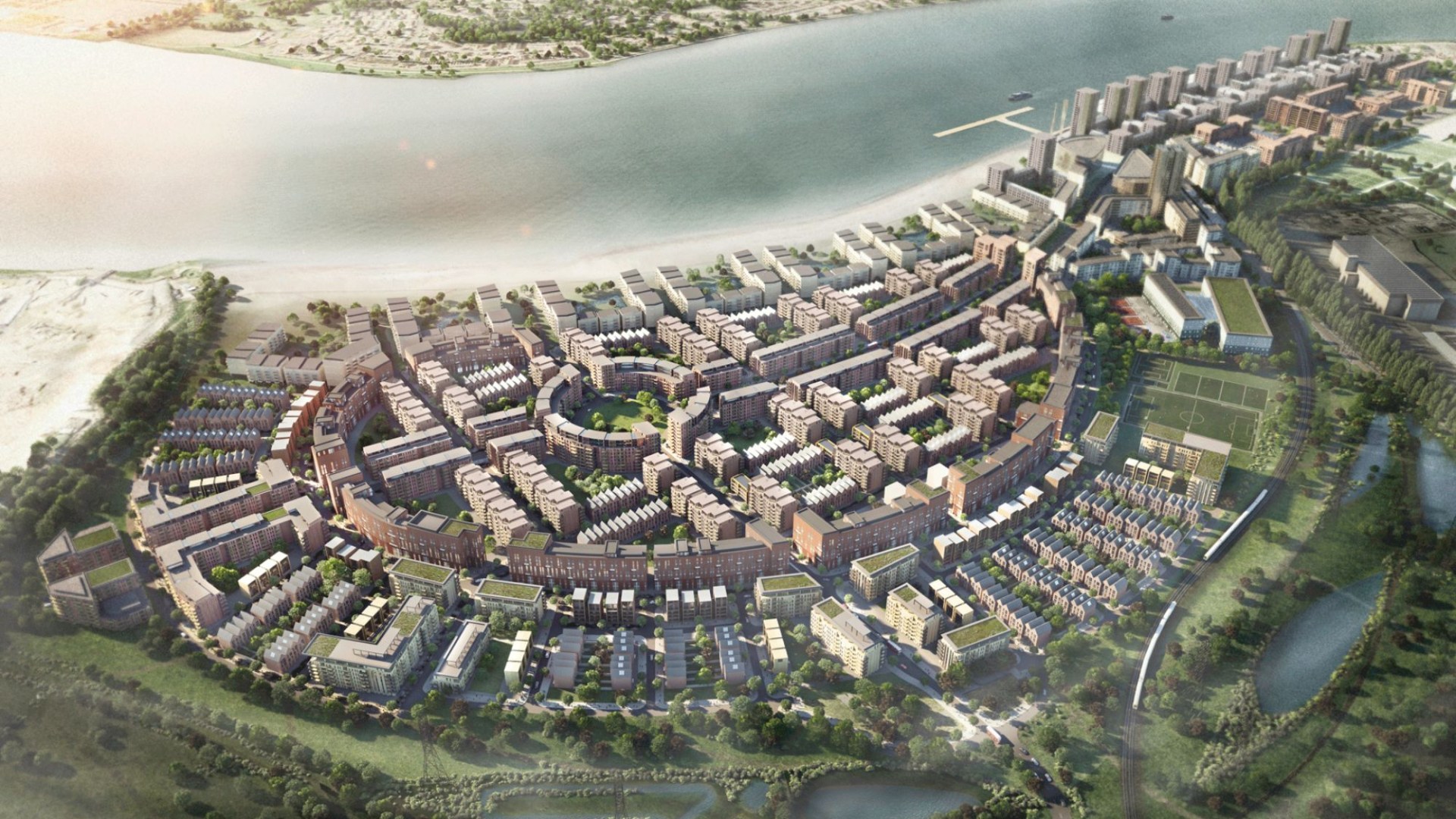 Britains 400million newest town unveiled – with 20,000 homes, 2 schools & shopping parade [Video]