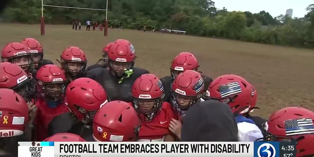 GREAT KIDS: Football team embraces player with disability [Video]