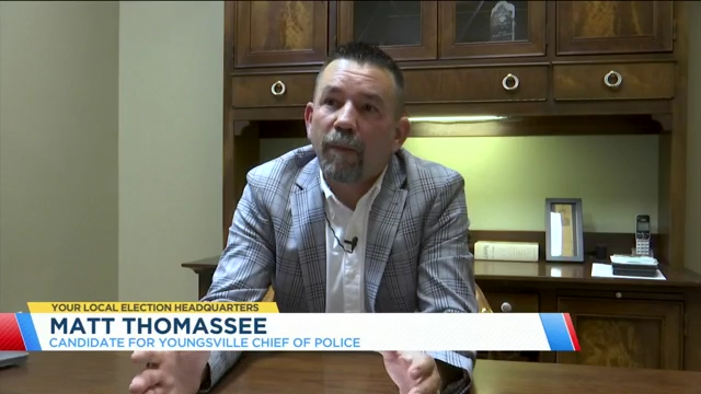 Matt Thomassee running for Youngsvilles Chief of Police [Video]