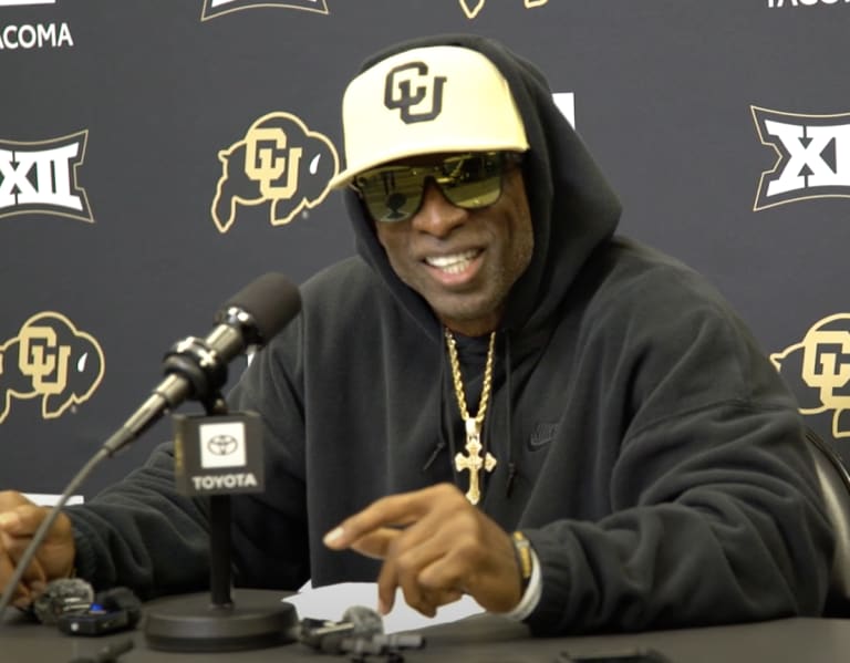 WATCH: Deion Sanders and Colorado players talk after Tuesday’s practice [Video]