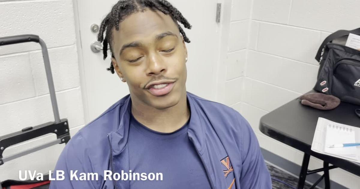 UVa LB Robinson on blitzing more this season [Video]