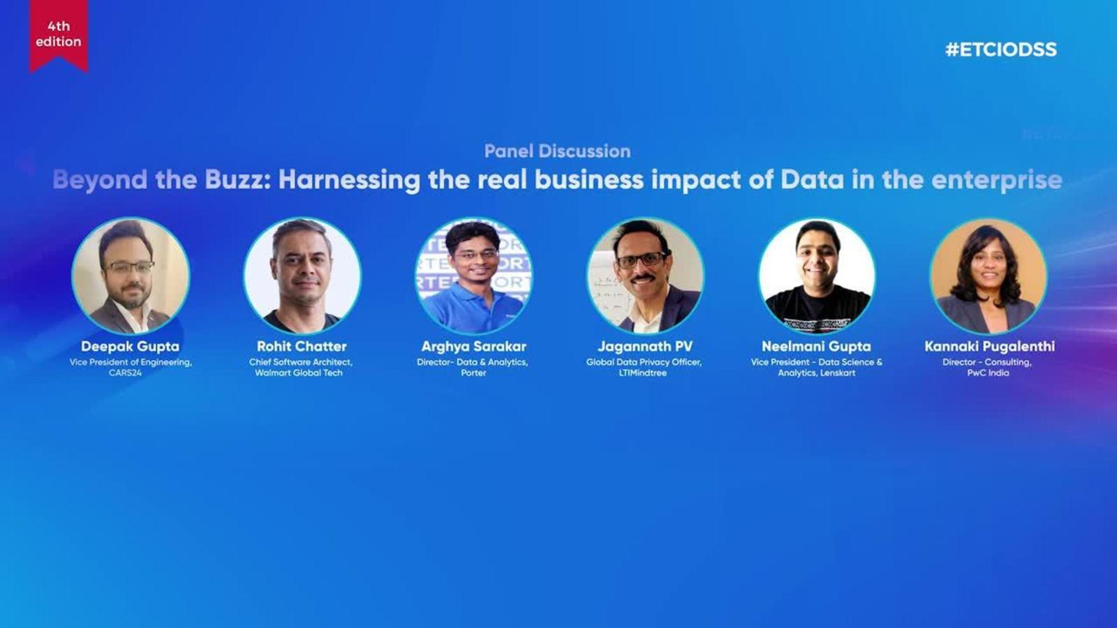 Panel Discussion- Beyond the Buzz- Harnessing the real business impact of Data in the enterprise [Video]