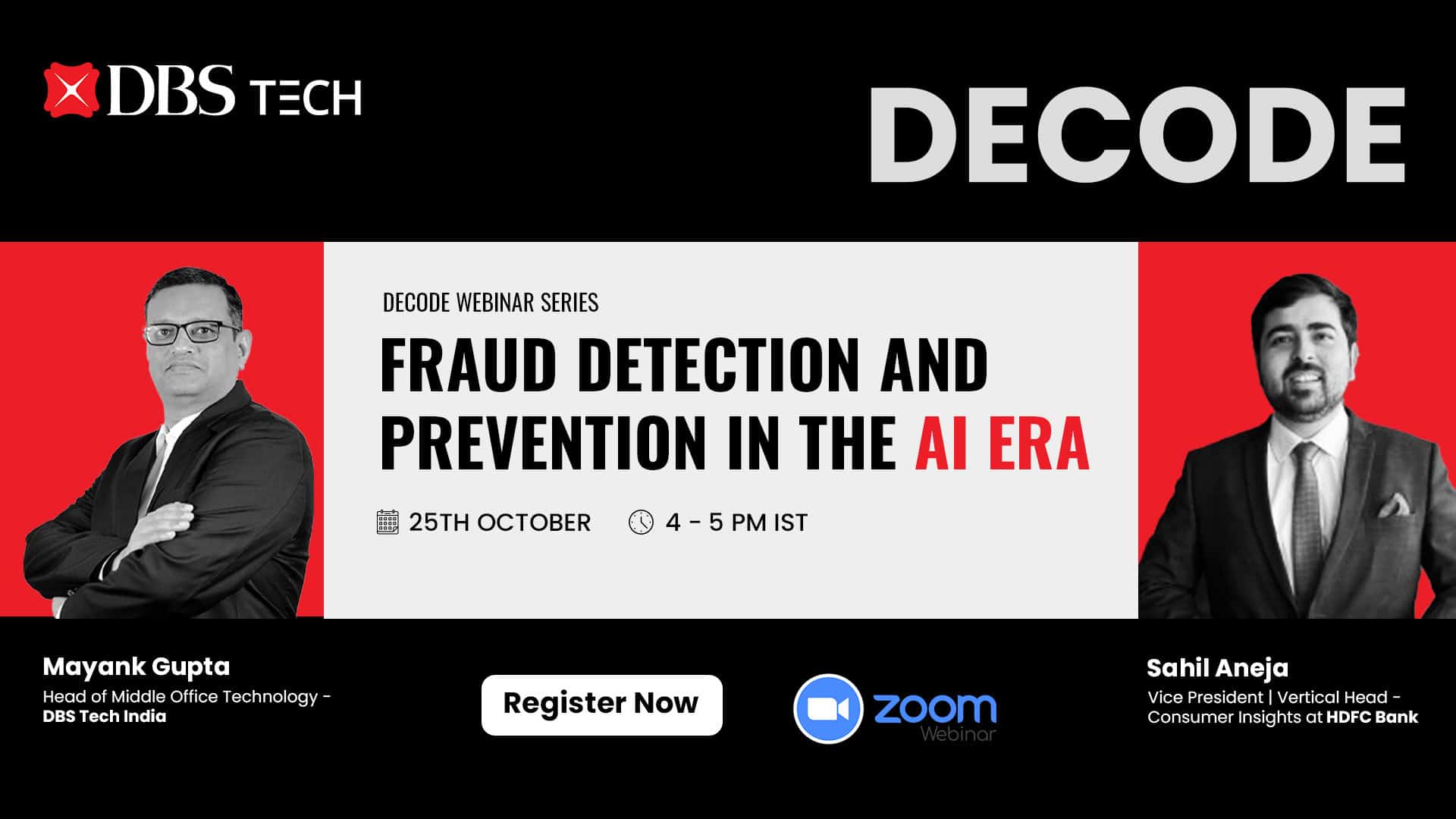 Dont Miss: DECODE Webinar on Combating Financial Fraud in the AI Era [Video]