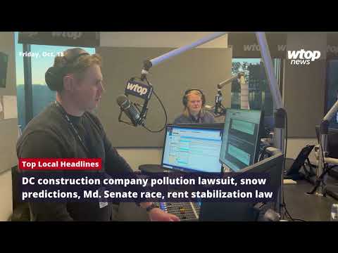 DC construction company pollution lawsuit, snow predictions, Md. Senate race, rent stabilization law [Video]