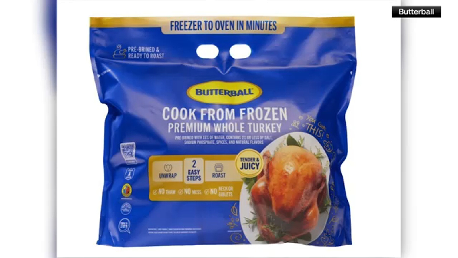 Butterball unveils ‘cook from frozen’ turkey that eliminates hourslong thawing process [Video]