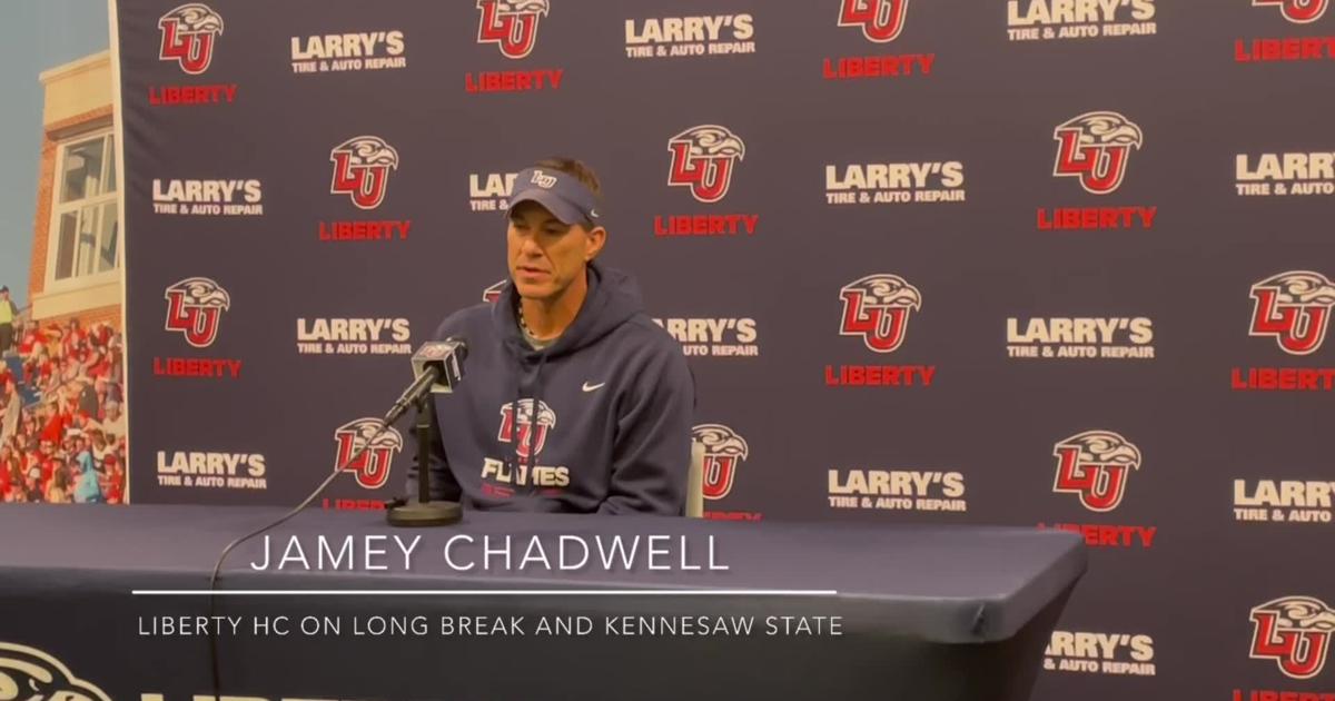 Liberty’s Jamey Chadwell talks extended break and Kennesaw State [Video]