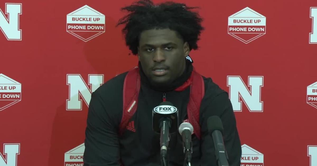 Nebraska defensive lineman Jimari Butler  Oct. 19 [Video]