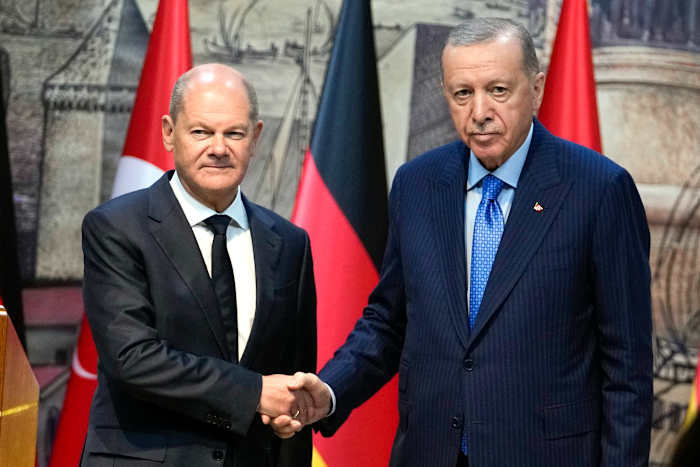 Turkey and Germany leaders meet in Istanbul and find many avenues of agreement. But not on Israel [Video]