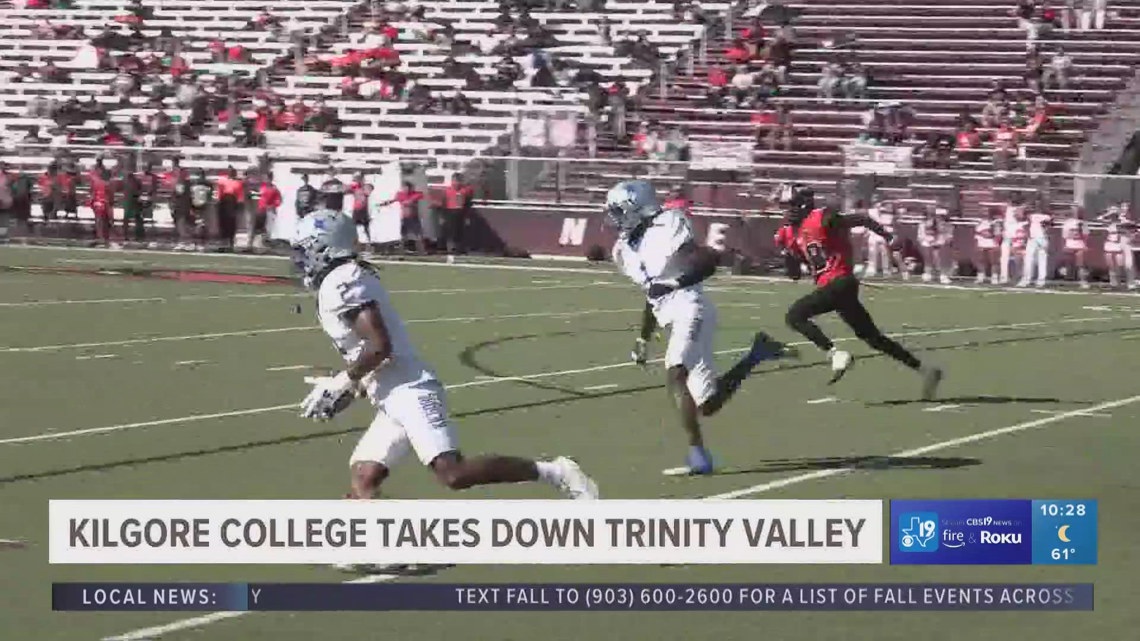 Kilgore College takes down Trinity Valley Community College 26-13 [Video]