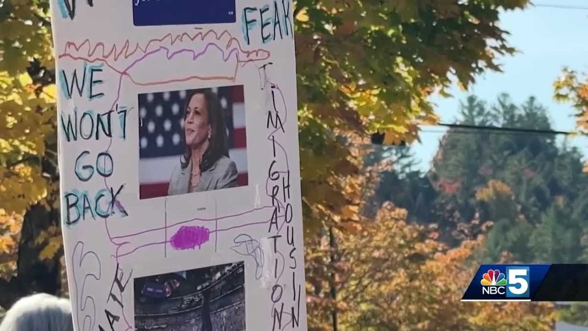 Vermonters rally for Kamala Harris ahead of election day [Video]