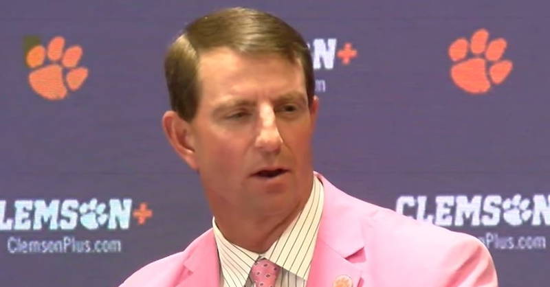 WATCH: Dabo Swinney reacts to Clemson’s win over Virginia [Video]