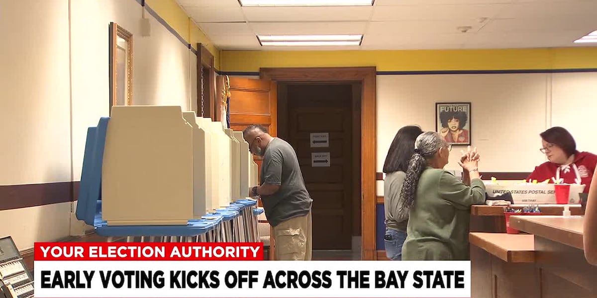 Early voting begins in Massachusetts, expected turnout as election approaches [Video]