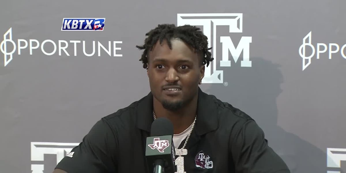 Texas A&M’s Jabre Barber takes questions after Aggies’ win at Mississippi State [Video]