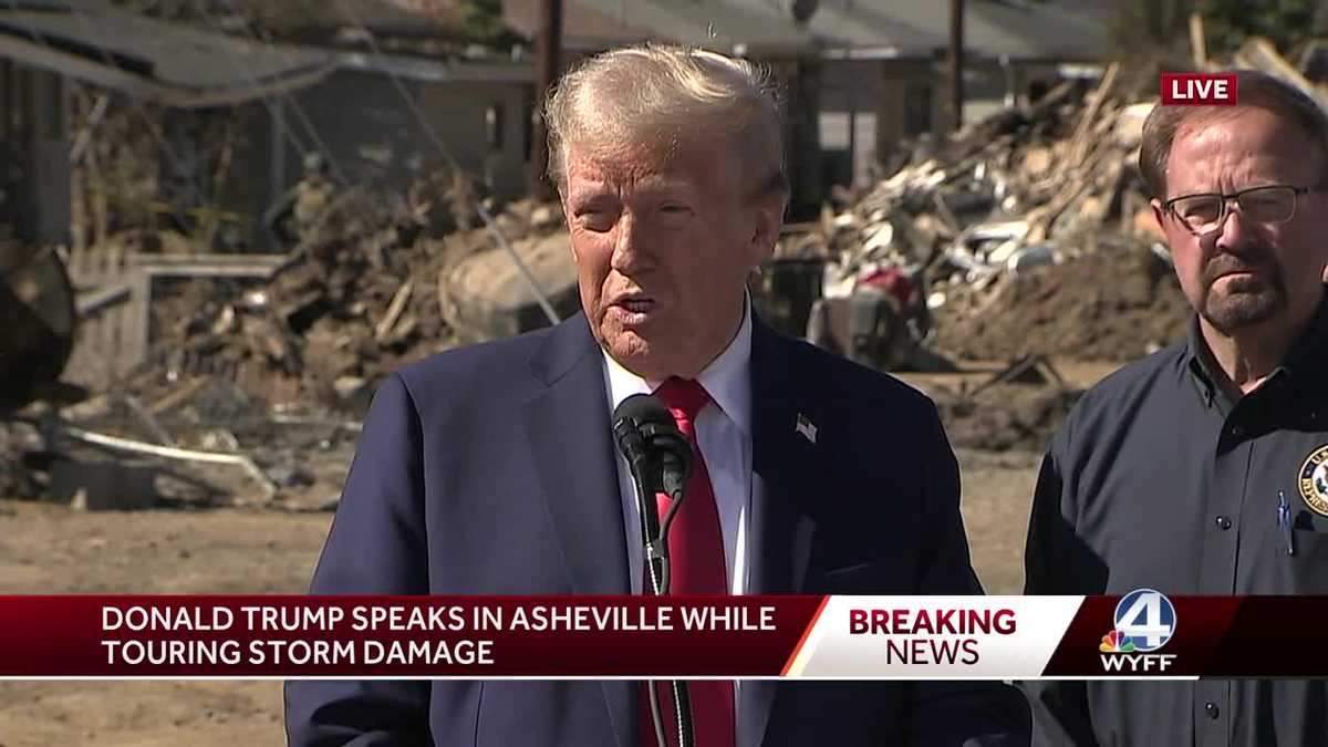 Trump FEMA claims during Asheville visit [Video]