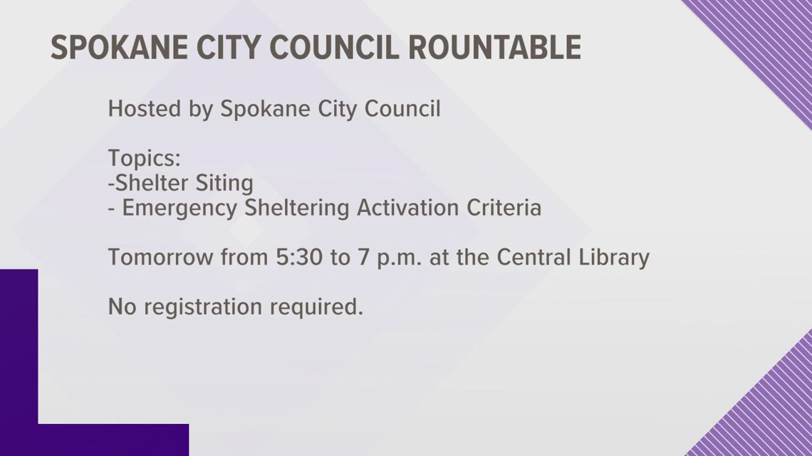 Spokane hosting community roundtable on homelessness [Video]