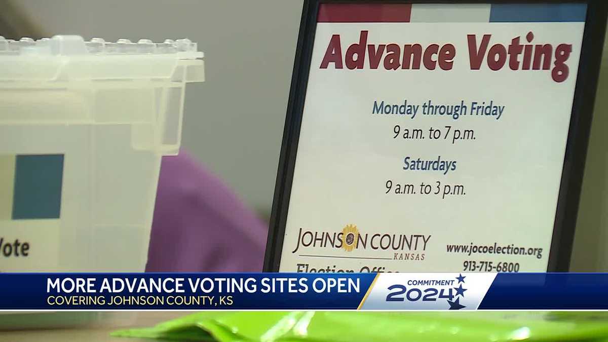 Kansas early voting: High turnout in Johnson County, Wyandotte County [Video]