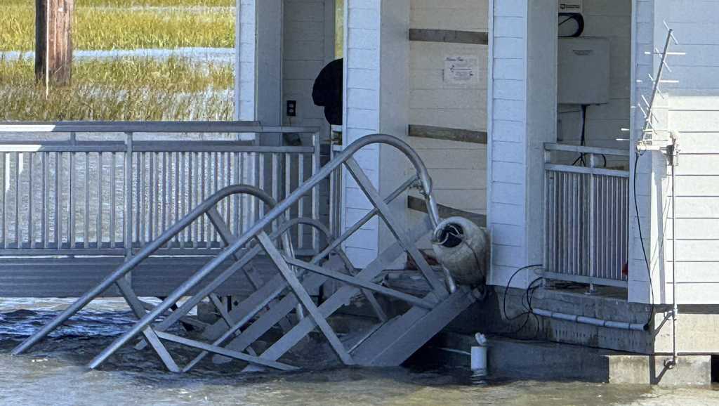 Eyewitness video shows frantic efforts to save lives after deadly collapse of Georgia dock walkway