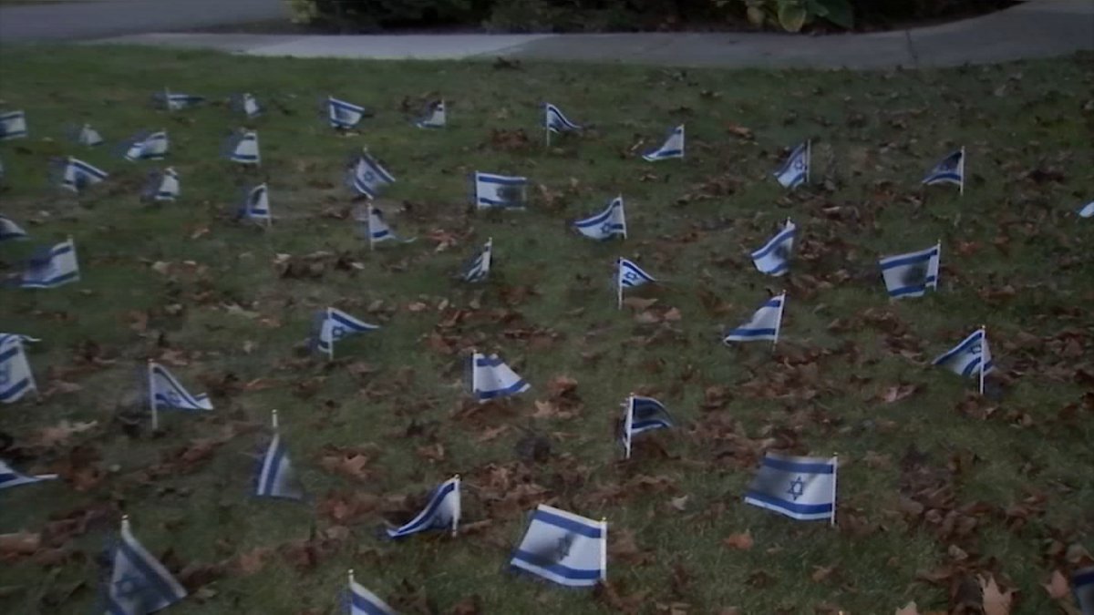 Antisemitic graffiti, defaced Israel flags anger Northbrook residents  NBC Chicago [Video]