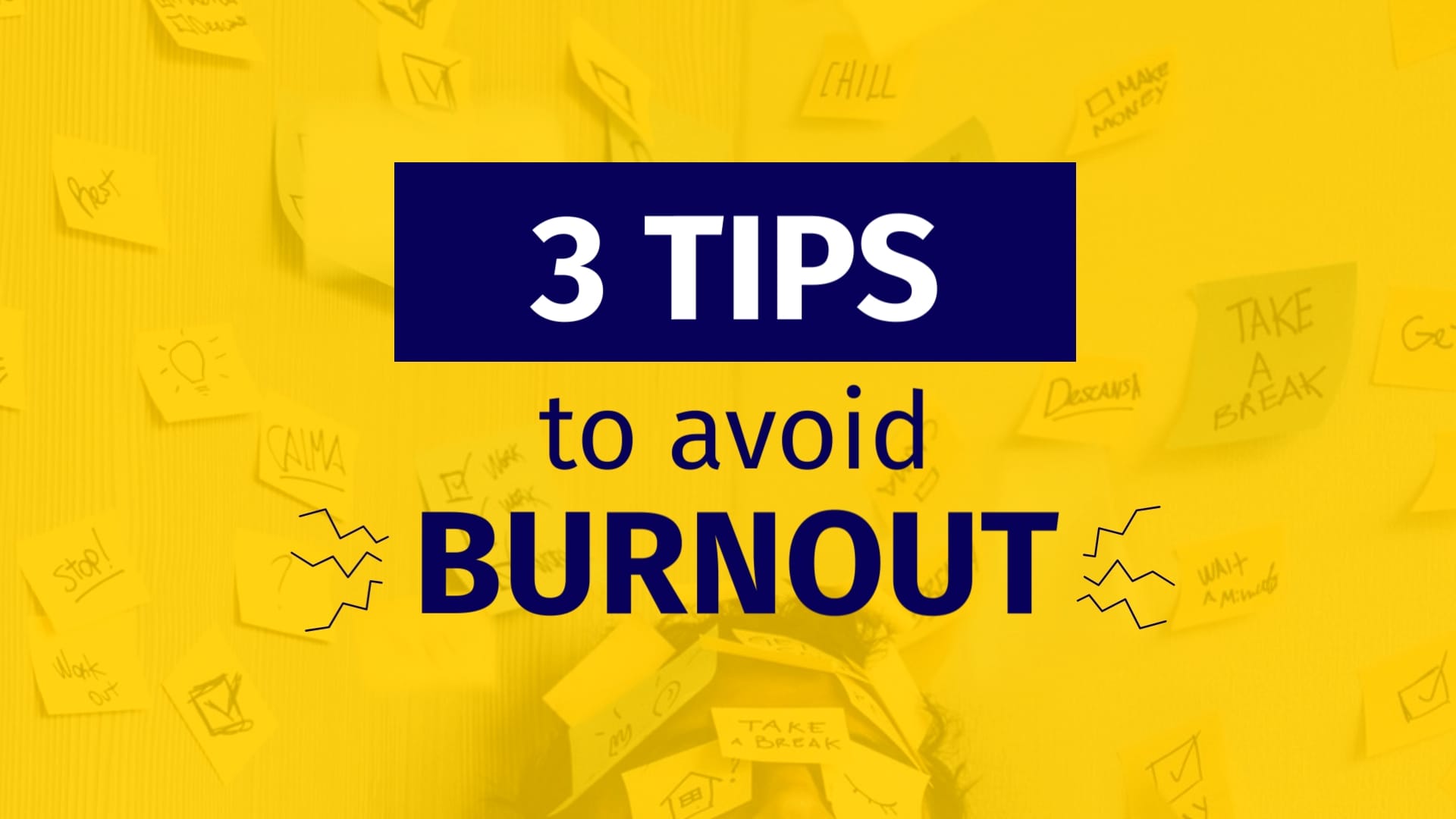 3 Tips to Avoid Burnout - Listicle Video Template