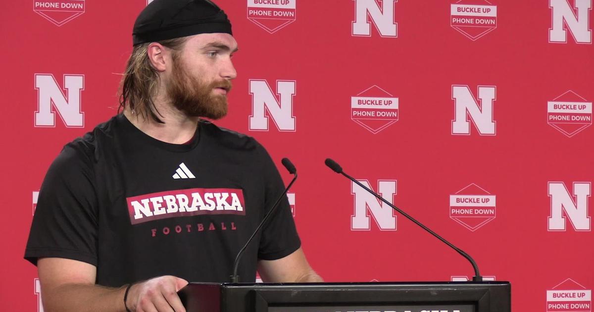 Nebraska defensive back Isaac Gifford  Oct. 22 [Video]