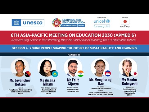 APMED 6 | Session 4: Young People Shaping The Future of Sustainability and Learning [Video]