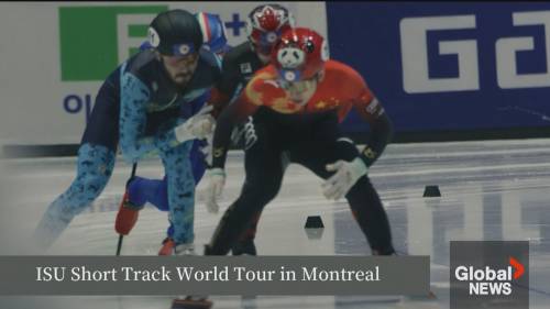 ISU Short Track World Tour in Montreal [Video]