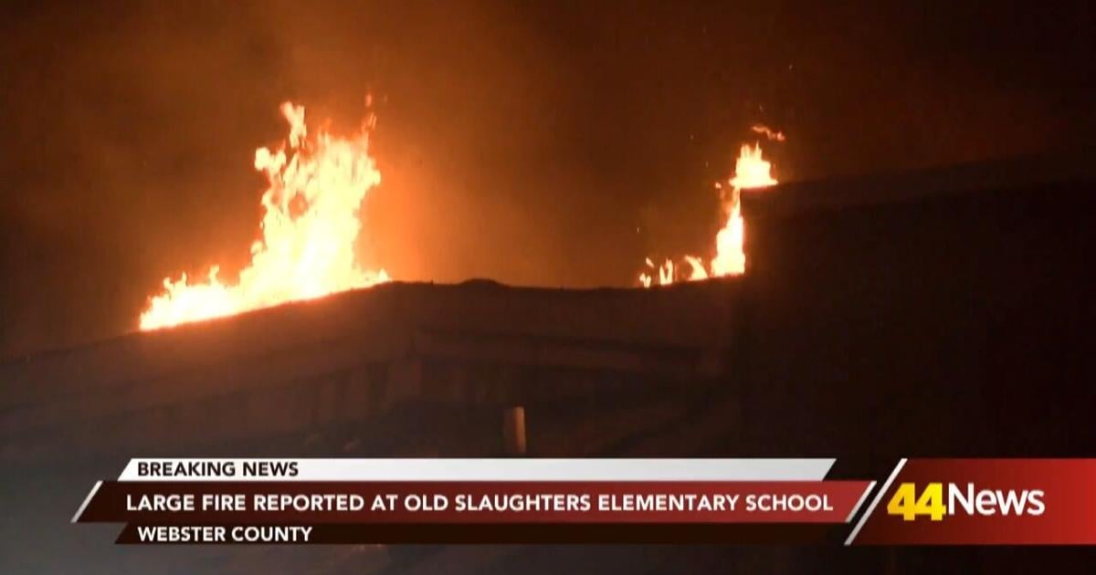 Multiple agencies respond to large fire at old Slaughters Elementary School | News [Video]