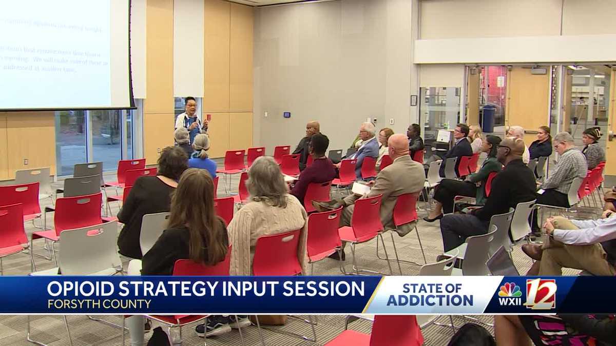 Forsyth County leaders discuss strategies to combat opioid crisis during strategy input session [Video]