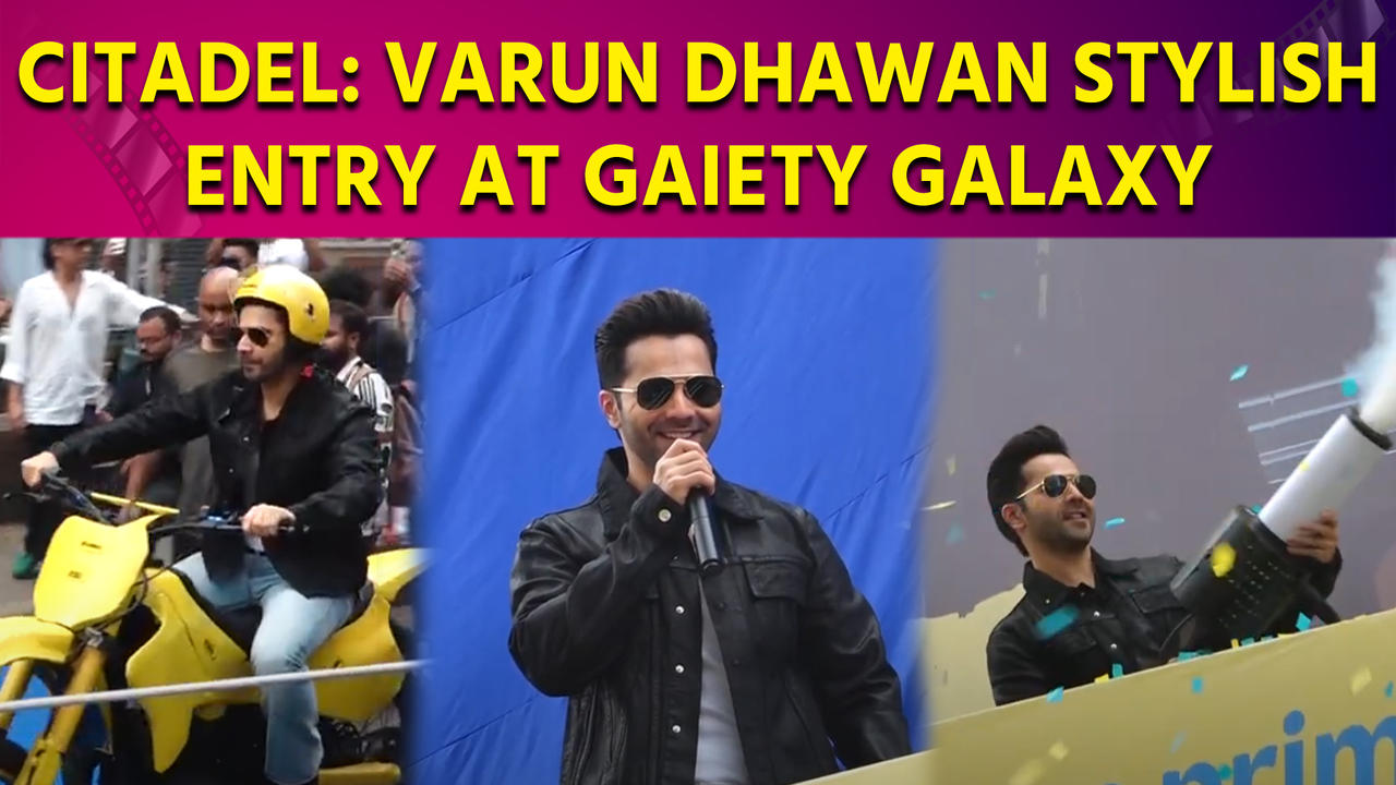 Varun Dhawan at Gaiety Galaxy for the Promotion [Video]