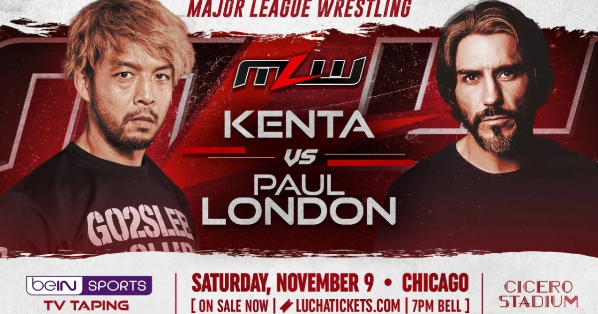 KENTA vs. Paul London Announced For MLW Event On 11/9 [Video]