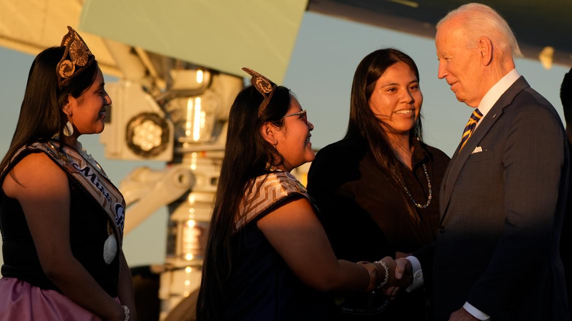 President Biden visiting Gila River Indian Community [Video]