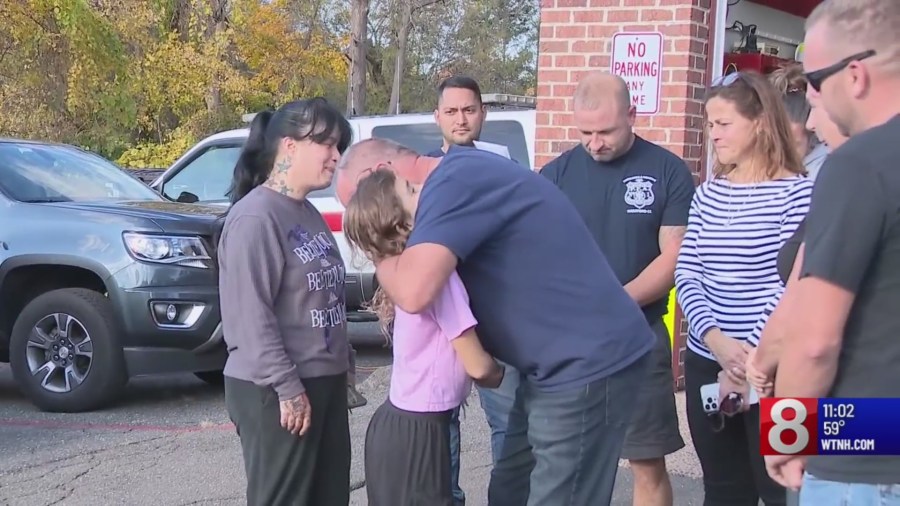 Girls lemonade stand raises money for fallen Wethersfield firefighters family [Video]