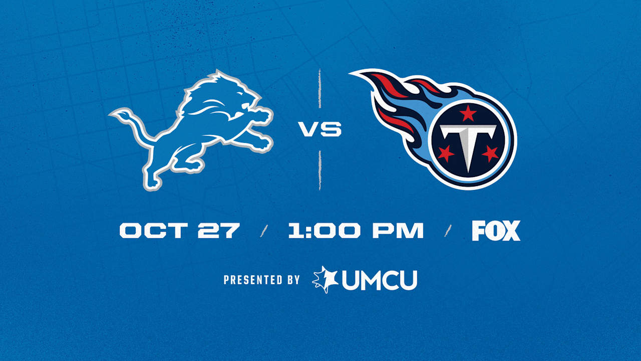 Lions vs Titans: Week 8 Gameday Trailer [Video]