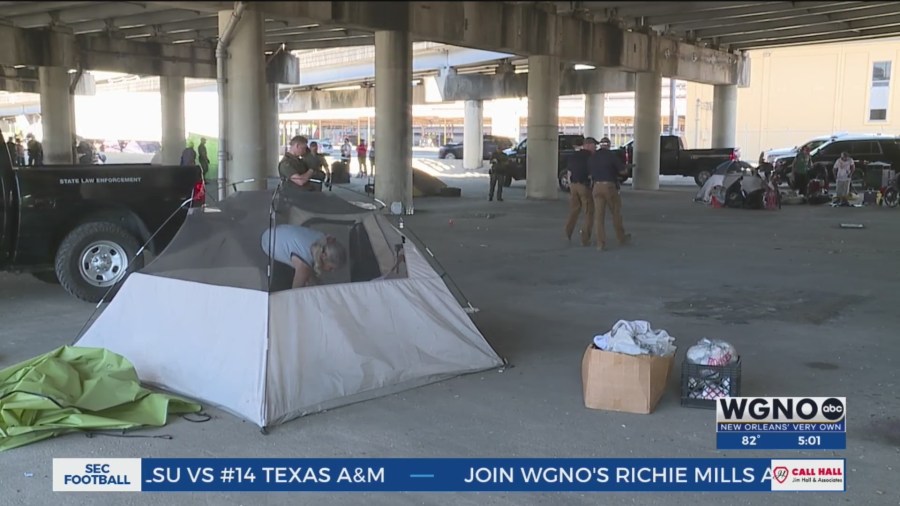 New Orleans homeless encampment sweeps temporarily halted [Video]