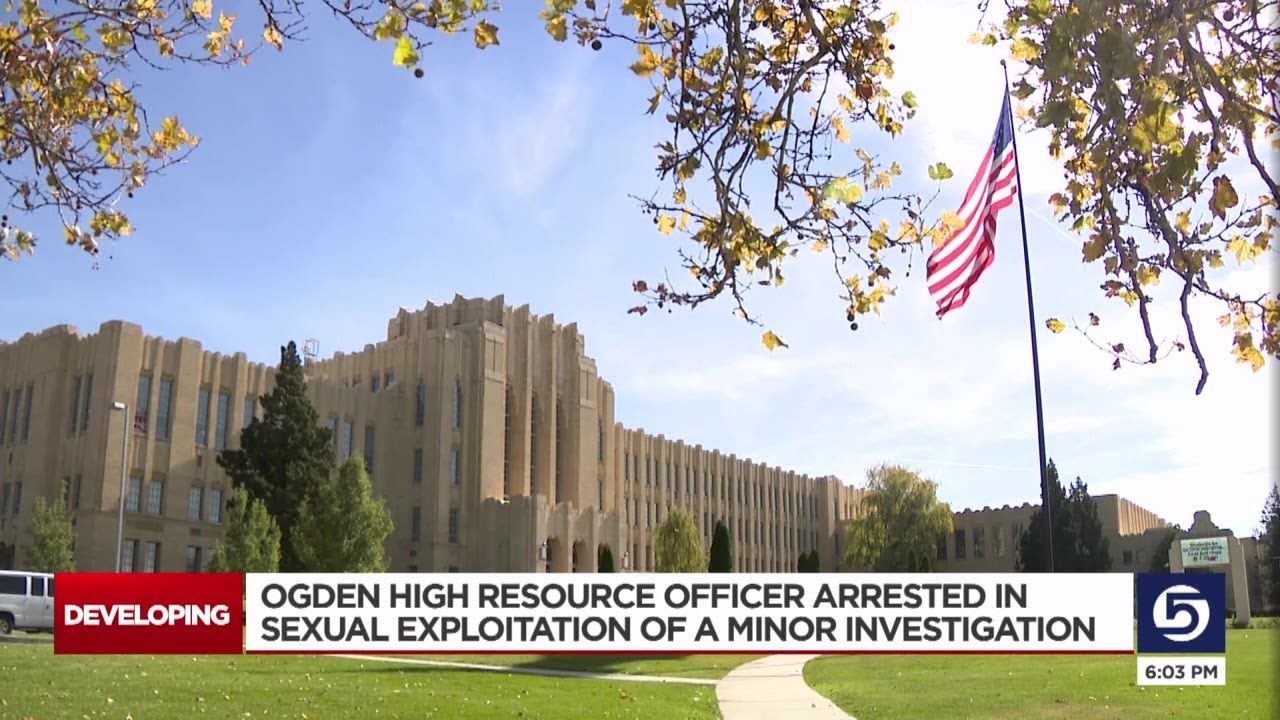 Video: Ogden police school resource officer arrested for sexual exploitation of a minor [Video]