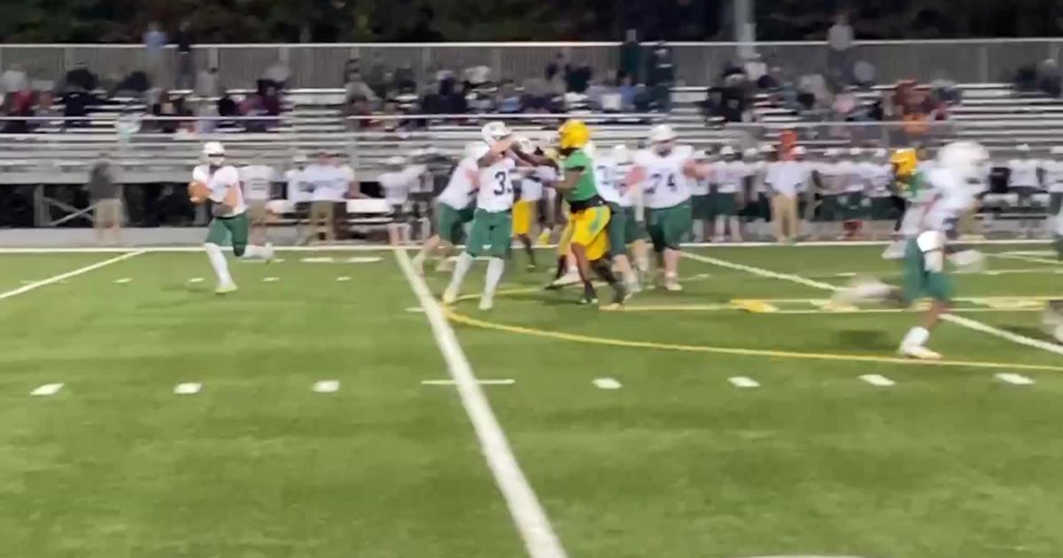 Tre Worthington sack for Henrico High football in 41-28 win over Hanover [Video]