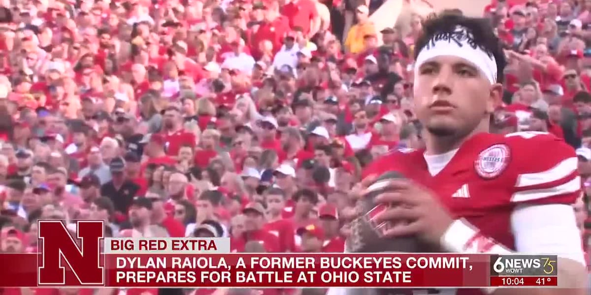 Nebraska’s Raiola, former Ohio State commit, prepares for matchup against Buckeyes [Video]