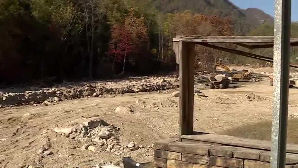 DOT building temporary road in Chimney Rock [Video]