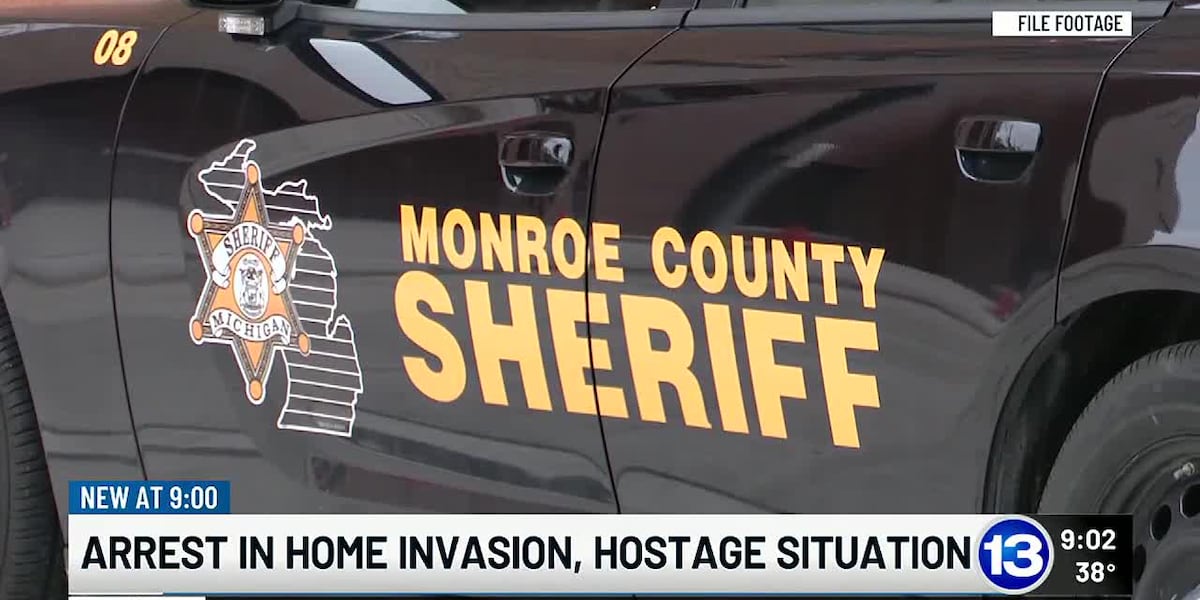 A man was arrested in Monroe County following a home invasion and hostage situation. [Video]