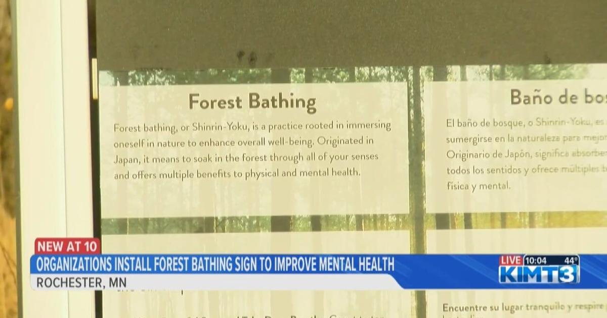 Forest Bathing sign installed to improve mental health and wellness | News [Video]